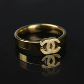 Mens Golden C Ring